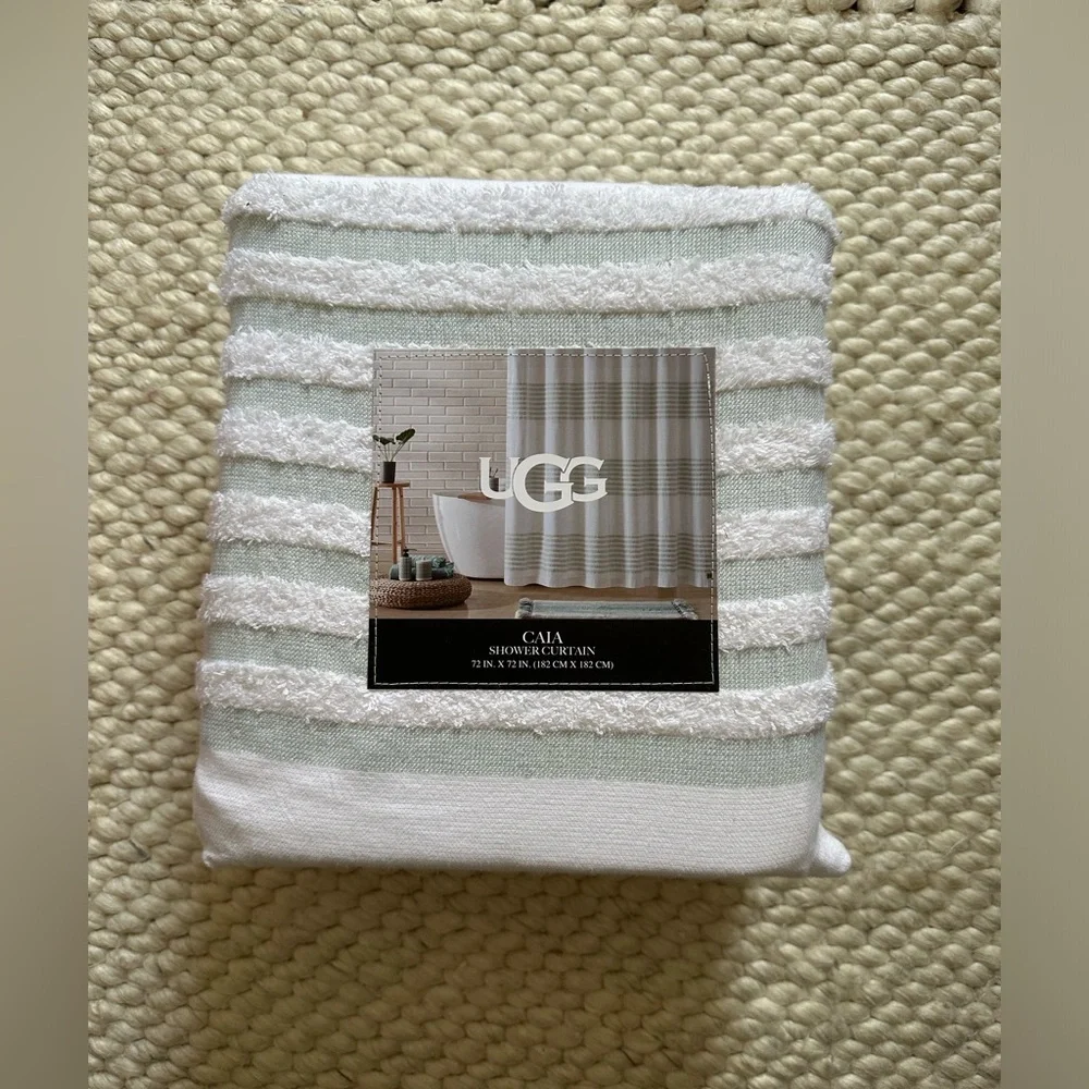NWT $95 UGG shower curtain CAIA 72